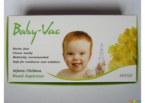 Детский вакуумный аспиратор соплеотсос Baby-Vac