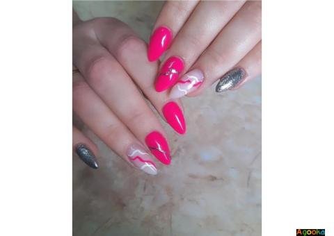 Наращивание ногтей, коррекция,  маникюр