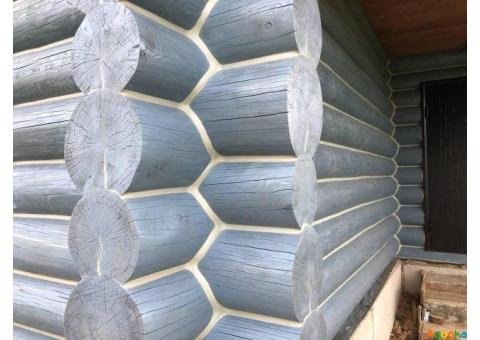 Шлифовка, покраска, герметизация срубов по всей Беларуси